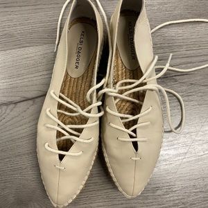 Kelsi Dagger Jodie Leather Lace Up Espadrilles